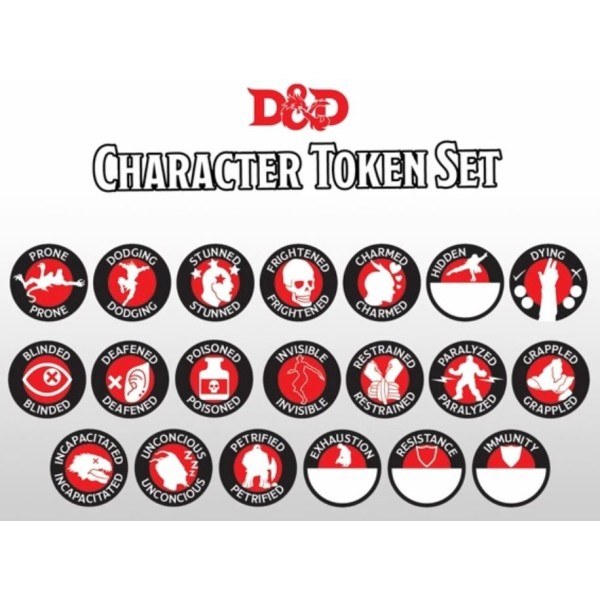 D&amp;D - Character Token Set